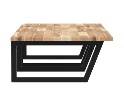 Izlietnes Plaukts, Stiprināms Pie Sienas, Tērauds, Akācija Vidaxl