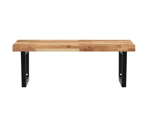 Izlietnes Plaukts, Stiprināms Pie Sienas, Tērauds, Akācija Vidaxl