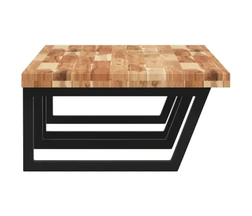 Izlietnes Plaukts, Stiprināms Pie Sienas, Tērauds, Akācija Vidaxl