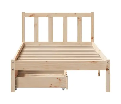 Voodiraam Ilma Madratsita, 90 X 190 cm Männipuit