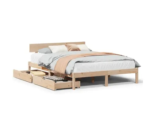 Gulta Bez Matrača, 120X200 Cm, Priedes Masīvkoks Vidaxl