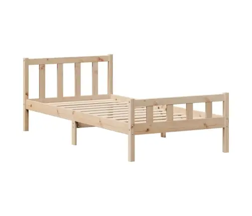 Voodi Ilma Madratsita, 100 X 200 cm Männipuit