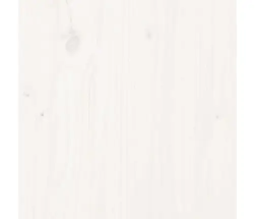 Gulta Bez Matrača, Balts, 150X200 Cm, Priedes Masīvkoks Vidaxl