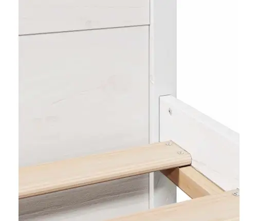 Lovos Rėmas Be Čiužinio, Baltas, 160X200cm Pušies Masyvas