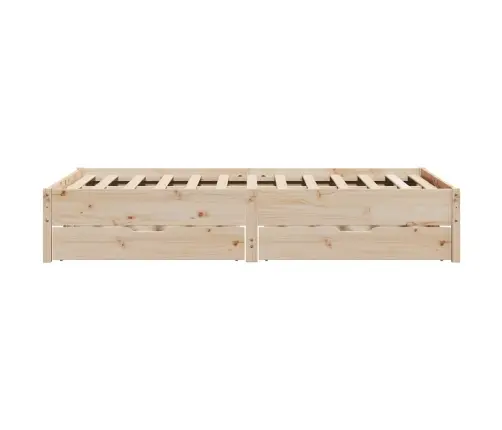 Voodiraam Ilma Madratsita, 150 X 200 cm Männipuit