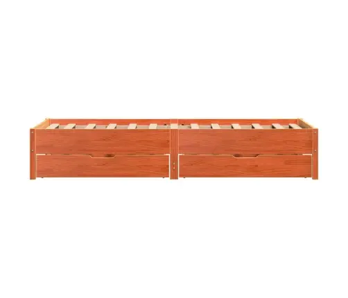 Lovos Rėmas Be Čiužinio, Vaško Ruda, 100X200cm Pušis