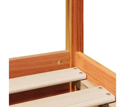 Gulta Bez Matrača, Vaska Brūnas, 120X200 Cm, Priedes Masīvkoks Vidaxl