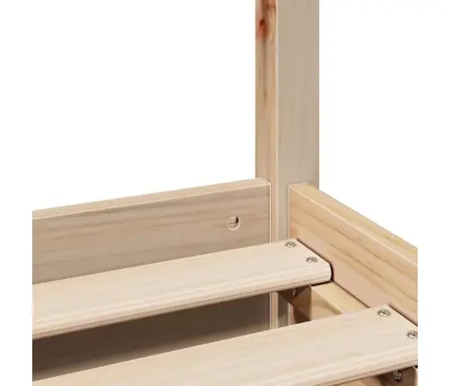 Gulta Bez Matrača, 140X190 Cm, Priedes Masīvkoks Vidaxl