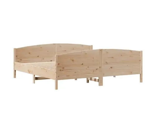 Voodiraam Ilma Madratsita, 200 X 200 cm Männipuit