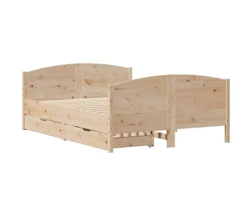 Lovos Rėmas Be Čiužinio, 140X190cm Pušis