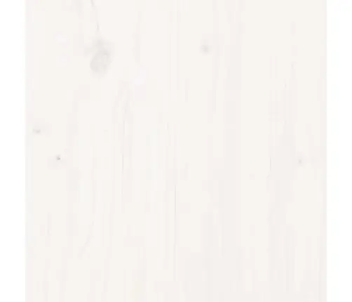 Gulta Bez Matrača, Balts, 135X190 Cm, Priedes Masīvkoks Vidaxl