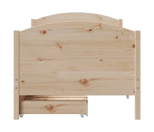 Voodiraam Ilma Madratsita, 90 X 190 cm Männipuit