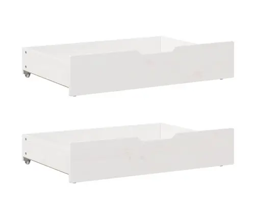 Voodiraam Ilma Madratsita, Valge, 90 X 190 cm Männipuit