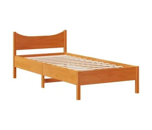 Gultas Rāmis Ar Atvilktnēm, 75X190 Cm, Priedes Masīvkoks Vidaxl