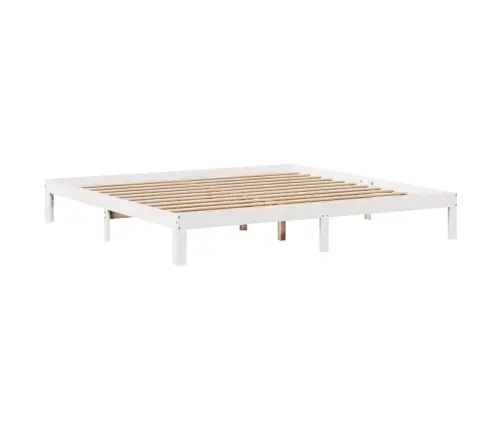 Sahtlitega Voodiraam, Ilma Madratsita, Valge, 180X200 Cm