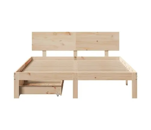 Gultas Rāmis Ar Atvilktnēm, Bez Matrača, 120X200 Cm Vidaxl