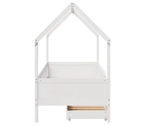 Bērnu Gultas Rāmis Ar Atvilktnēm, Bez Matrača, 80X200 Cm, Koks Vidaxl