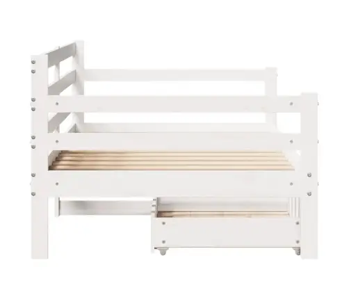 Sahtlitega Päevavoodi, Ilma Madratsita, 90X200 cm Männipuit