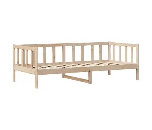 Lova Su Stalčiais, 90X200cm Pušies Medienos Masyvas