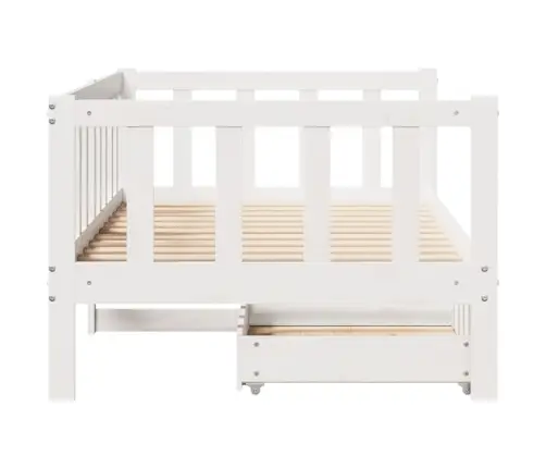 Sahtlitega Päevavoodi, Ilma Madratsita, 90X190 cm Männipuit