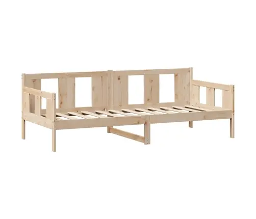 Lova Su Stalčiais, 90X200cm Pušies Medienos Masyvas