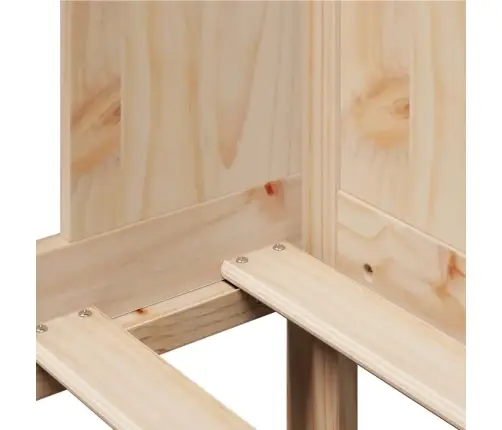 Lova Su Stalčiais, 90X200cm Pušies Medienos Masyvas