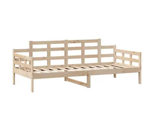 Gulta Ar Atvilktnēm, Bez Matrača, 90X200 Cm, Masīvkoks Vidaxl