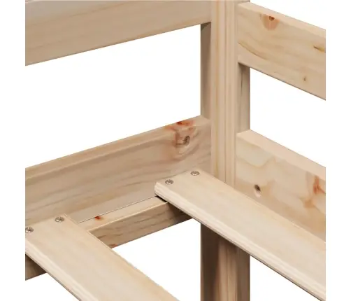 Gulta Ar Atvilktnēm, Bez Matrača, 90X200 Cm, Masīvkoks Vidaxl