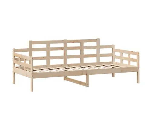 Lova Su Stalčiais, 90X190cm Pušies Medienos Masyvas