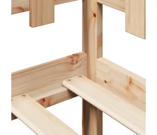 Gulta Ar Atvilktnēm, Bez Matrača, 80X200 Cm, Masīvkoks Vidaxl