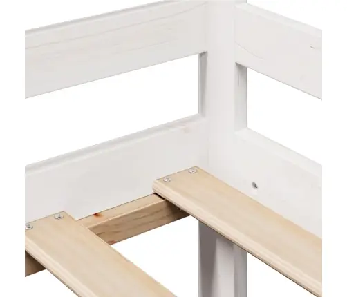 Gulta Ar Atvilktnēm, Bez Matrača, 90X200 Cm, Masīvkoks Vidaxl