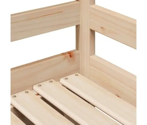 Gulta Ar Atvilktnēm, Bez Matrača, 90X200 Cm, Masīvkoks Vidaxl