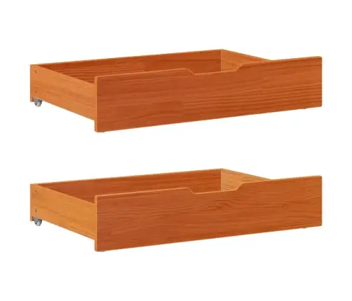 Gulta Ar Atvilktnēm, Bez Matrača, Brūna, 90X190 Cm Vidaxl