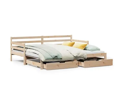 Gulta Ar Atvilktnēm, Bez Matrača, 90X200 Cm Vidaxl