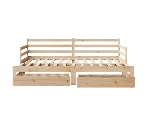 Gulta Ar Atvilktnēm, Bez Matrača, 90X200 Cm Vidaxl