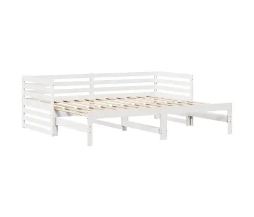 Gulta Ar Atvilktnēm, Bez Matrača, 90X200 Cm, Masīvkoks Vidaxl