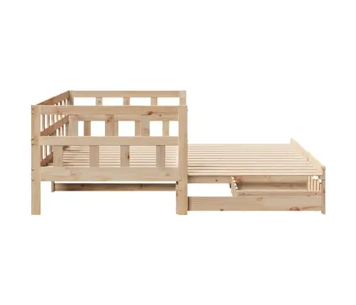 Gulta Ar Atvilktnēm, Bez Matrača, 90X200 Cm Vidaxl