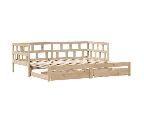 Gulta Ar Atvilktnēm, Bez Matrača, 80X200 Cm Vidaxl