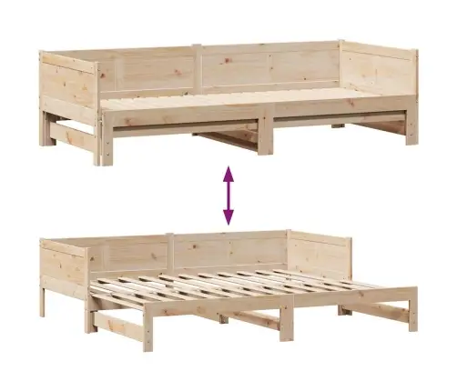 Gulta Ar Atvilktnēm, Bez Matrača, 80X200 Cm Vidaxl