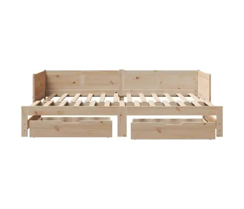 Gulta Ar Atvilktnēm, Bez Matrača, 90X190 Cm Vidaxl