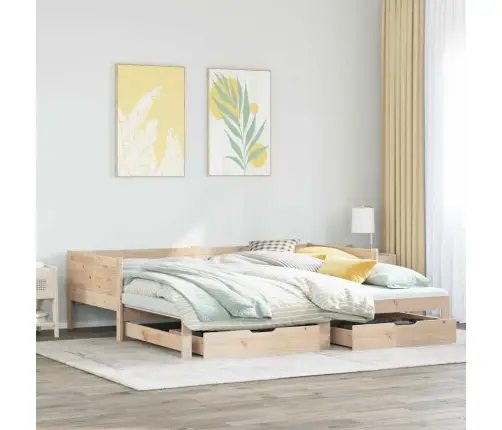 Gulta Ar Atvilktnēm, Bez Matrača, 90X190 Cm Vidaxl