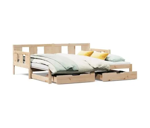 Gulta Ar Atvilktnēm, Bez Matrača, 80X200 Cm Vidaxl