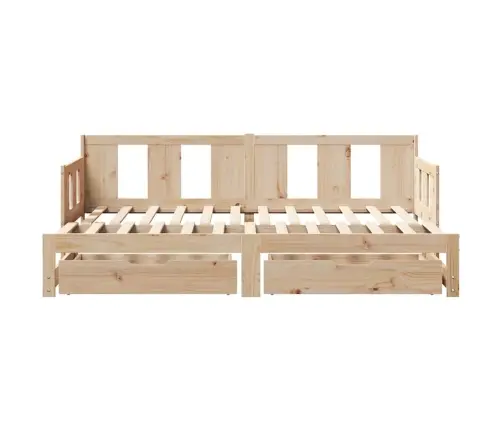 Gulta Ar Atvilktnēm, Bez Matrača, 80X200 Cm Vidaxl