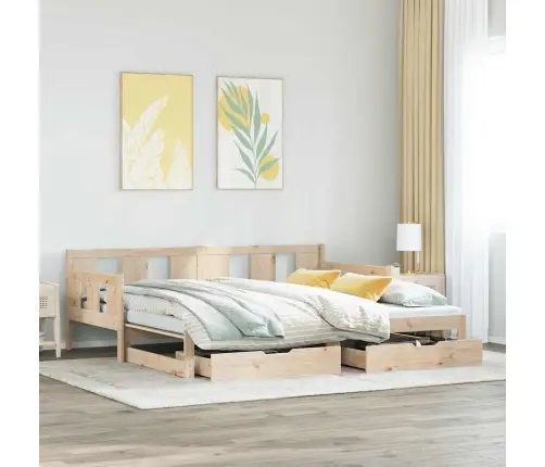 Gulta Ar Atvilktnēm, Bez Matrača, 80X200 Cm Vidaxl