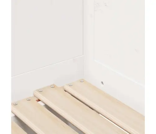 Gulta Ar Atvilktnēm, Bez Matrača, Balta, 80X200 Cm Vidaxl