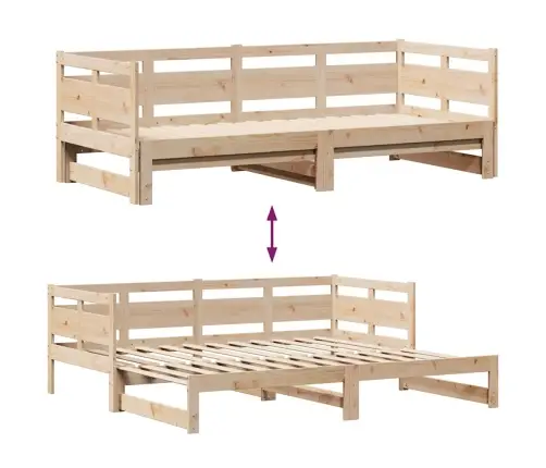 Gulta Ar Atvilktnēm, Bez Matrača, 80X200 Cm Vidaxl