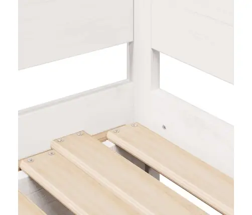 Lova Su Ištraukiama Dalimi/Stalčiais Be Čiužinio Balta 80X200Cm