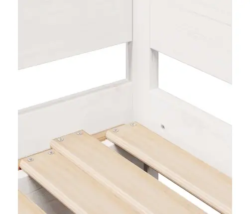 Gulta Ar Atvilktnēm, Bez Matrača, Balta, 90X190 Cm Vidaxl