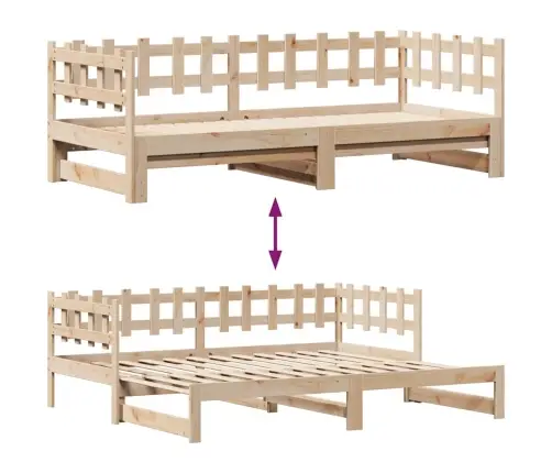 Gulta Ar Atvilktnēm, Bez Matrača, 80X200 Cm Vidaxl