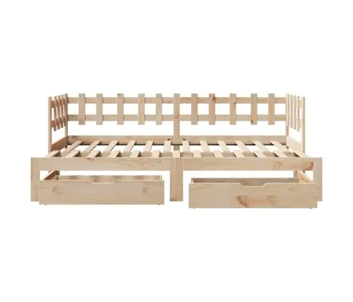 Gulta Ar Atvilktnēm, Bez Matrača, 90X200 Cm Vidaxl